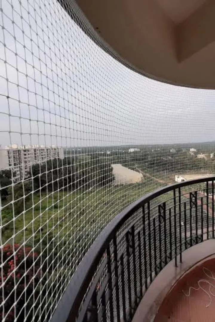Balcony safety net project photo 8
