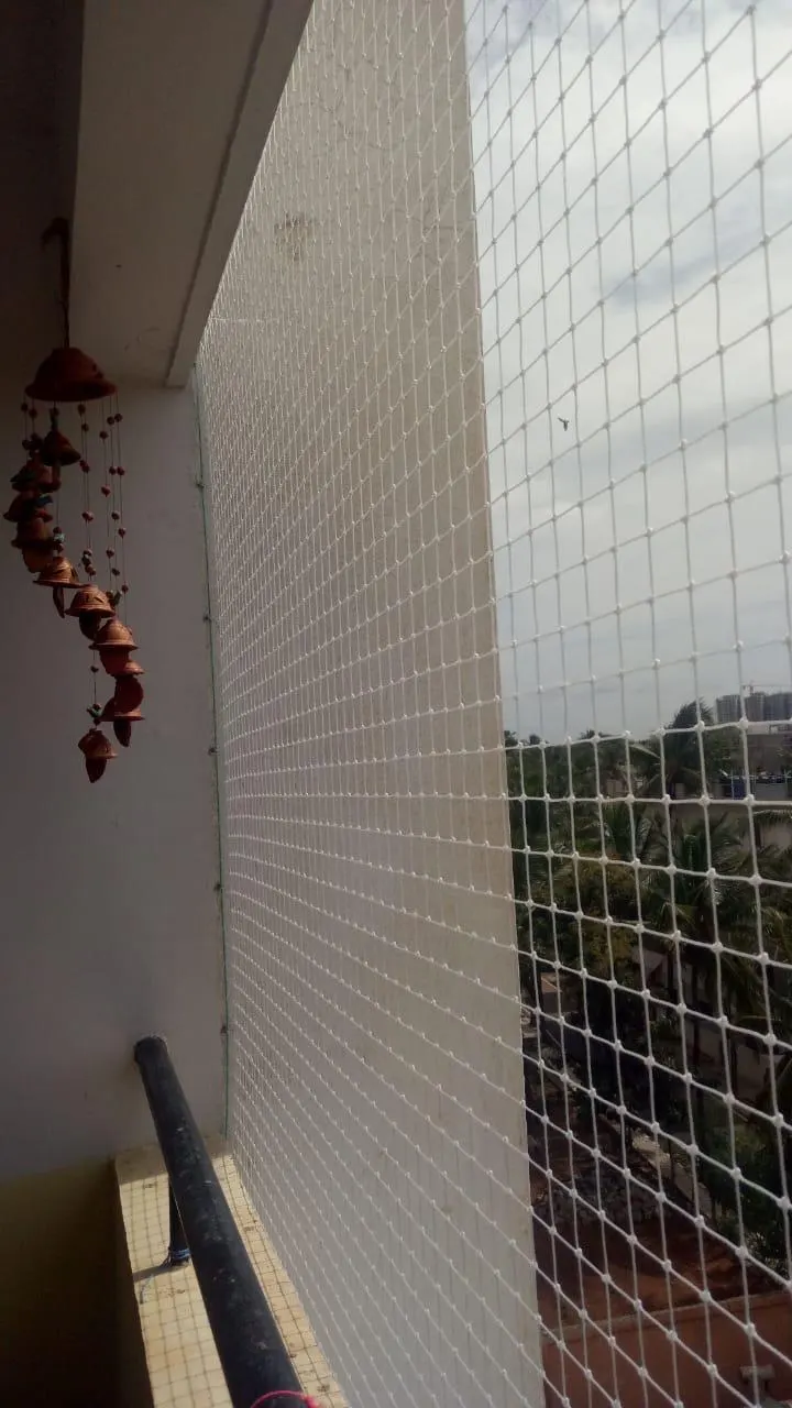 Balcony safety net project photo 10