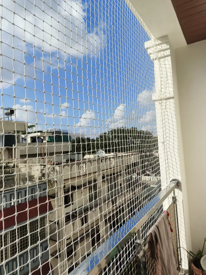 Balcony safety net project photo 11