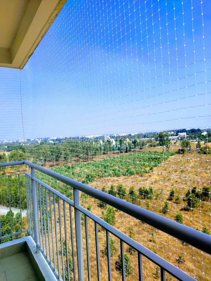 Balcony safety net project photo 13