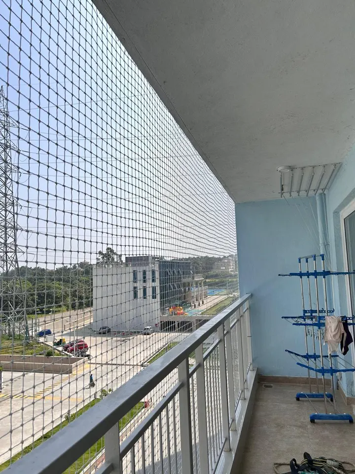 Balcony safety net project photo 15