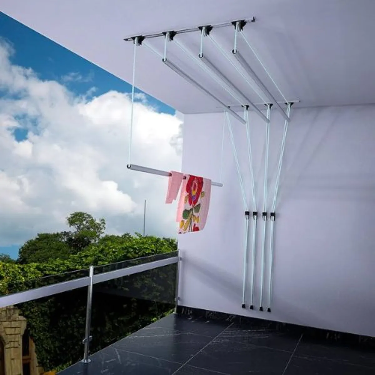 Balcony Cloth Hangers by Pavitra Safety Nets