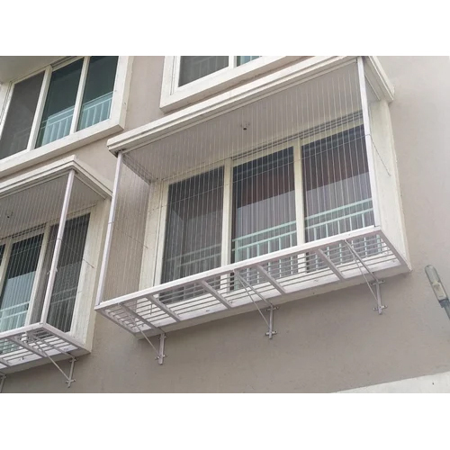 Window Invisible Grill installed by Pavitra Safety Nets Hyderabad